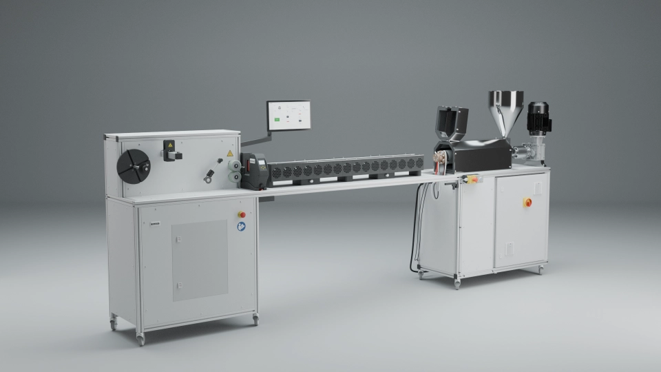 3D Rendering von einer industriellen Maschine